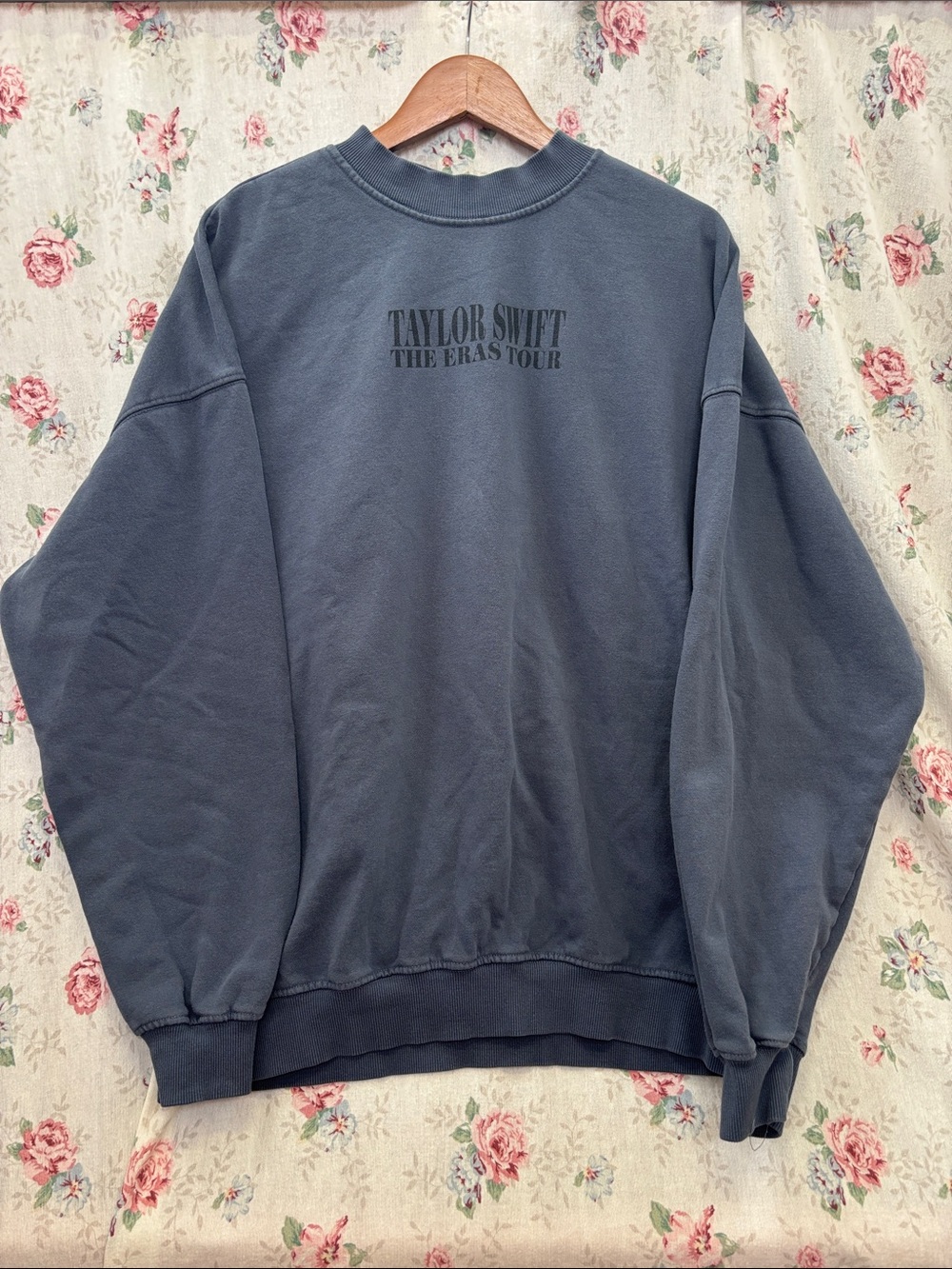 Taylor Swift Eras Tour Crewneck Sweatshirt in Slate Blue